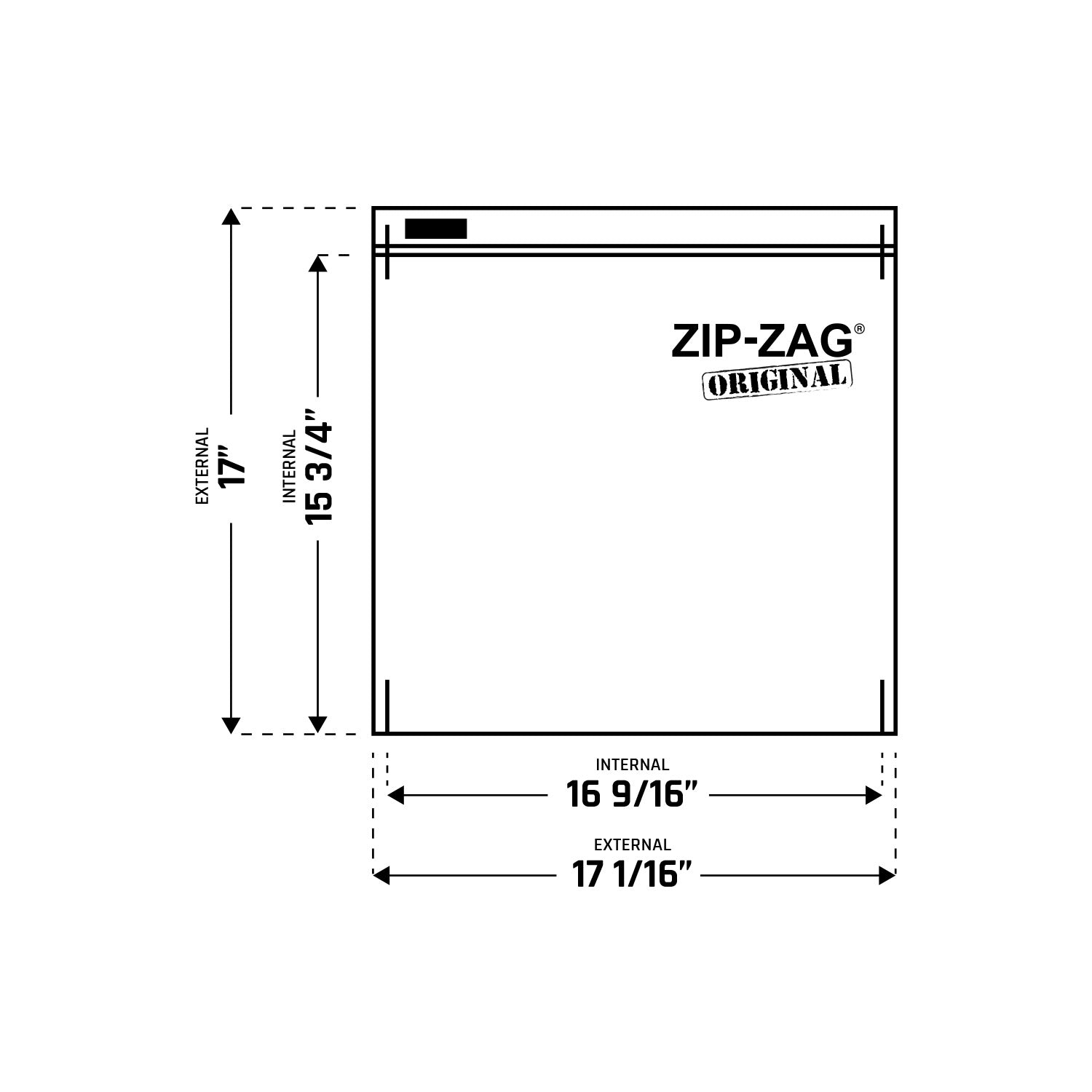 Zip-Zag® Bag Original 2lb - 1kg